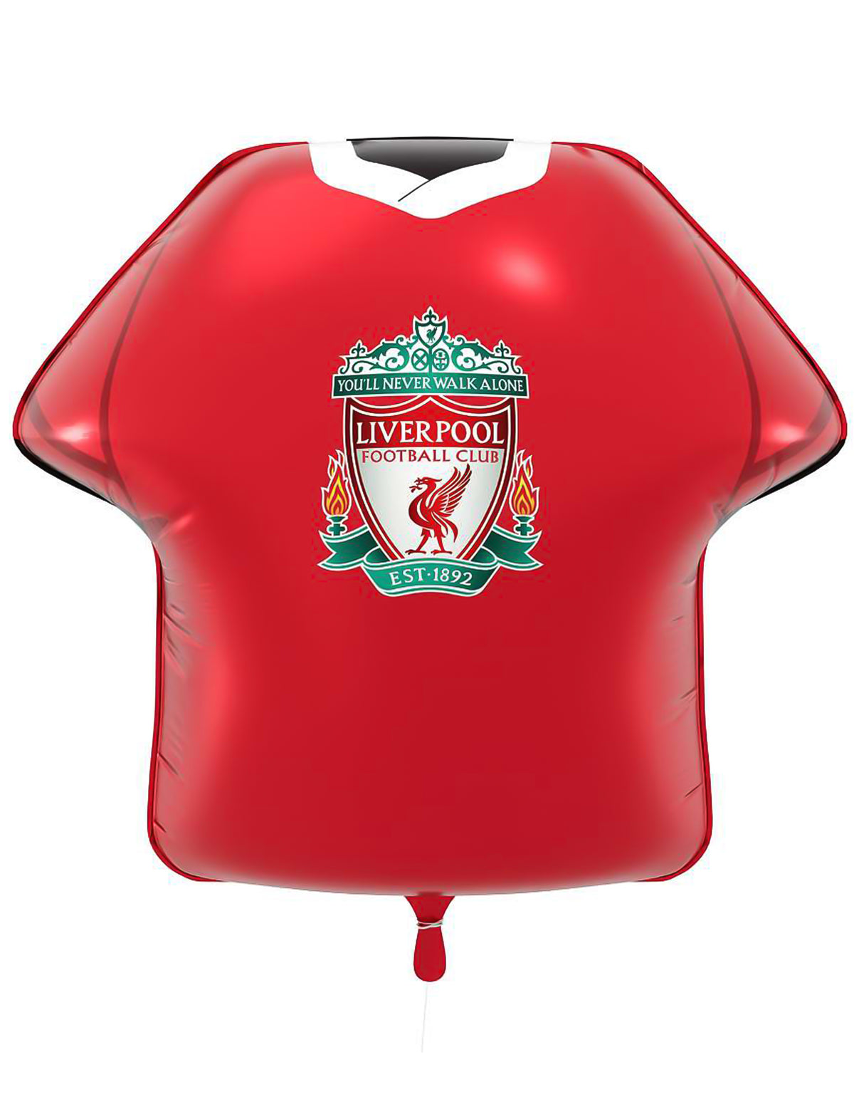 Hliníkový balón ve tvaru dresu Liverpool Football Club 52 x 51 cm