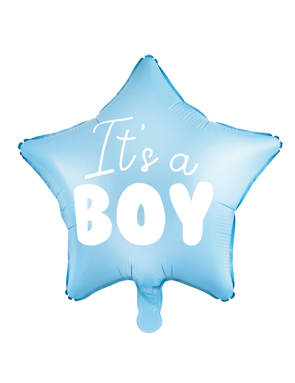 Ballon aluminium étoile it's a boy pour baby shower bleu