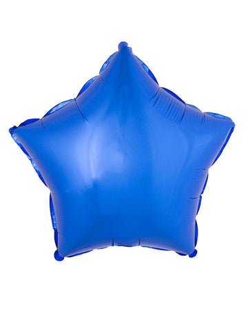 Fóliový balónek modrý s hvězdou 45 cm