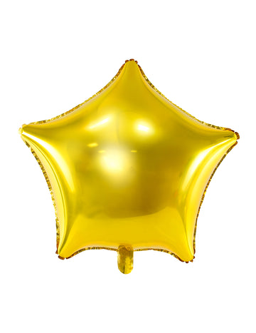 Ballon aluminium étoile dorée
