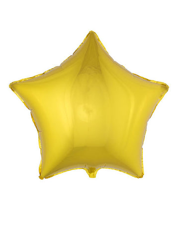 Fóliový balónek zlatá hvězda 70 cm