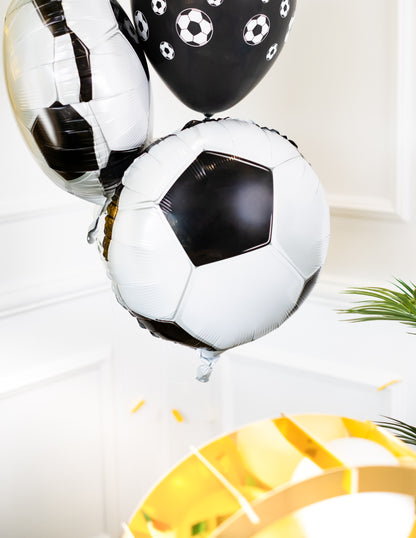 Mise en situation du ballon aluminium Foot party