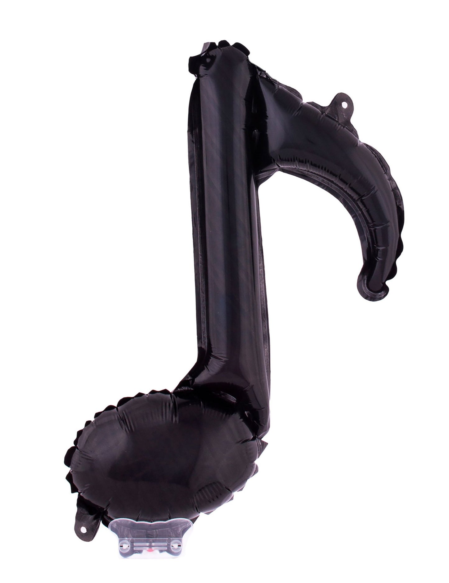 Ballon aluminium géant note de musique pour décoration noir