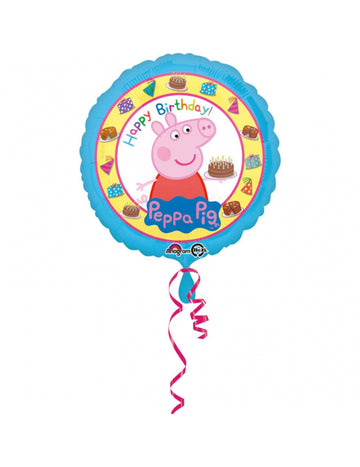 Fóliový balónek Prasátko Peppa k narozeninám 43 cm