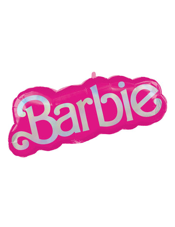 Hliníkový balónek s logem Barbie 81 x 30 cm
