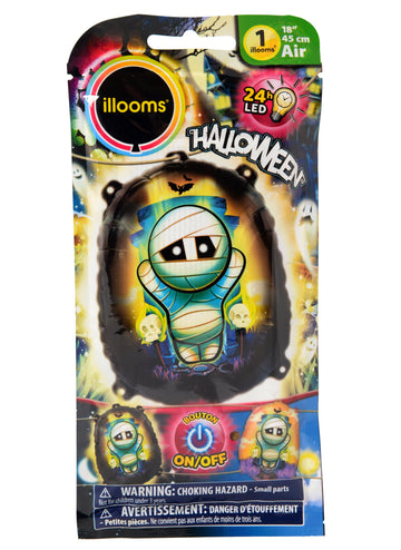 Svítící fóliový balónek Illooms 45 Mumie cm