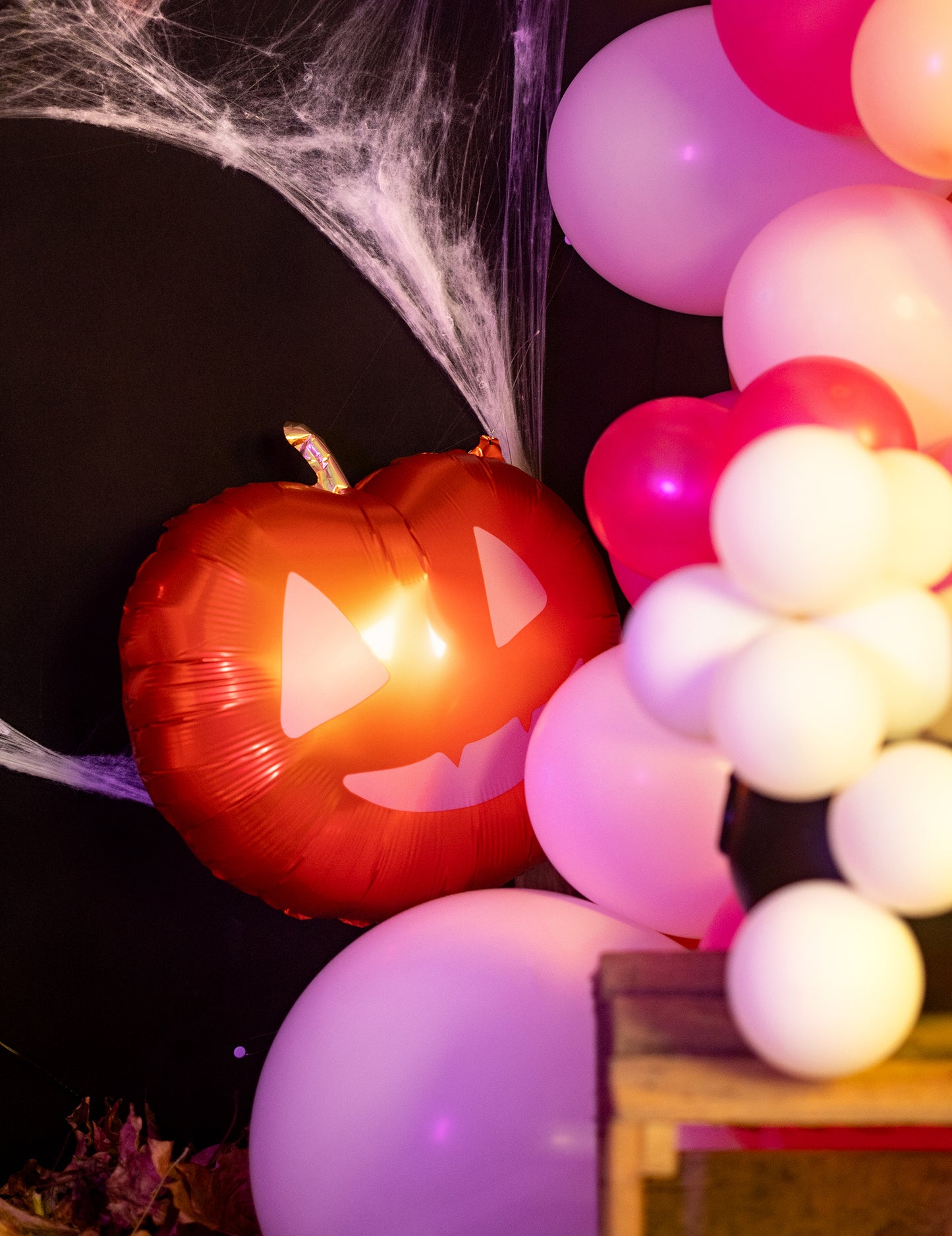 Fóliový balónek s motivem dýně, 40 ks cm