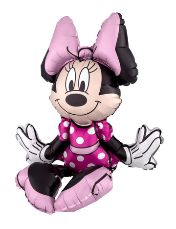 Fóliový balónek Minnie Mouse sedící 45 x 48 cm