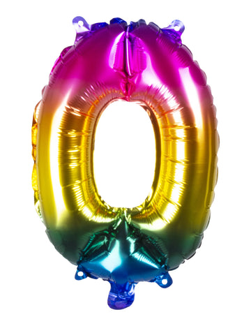 Vícebarevný fóliový balónek 35 cm