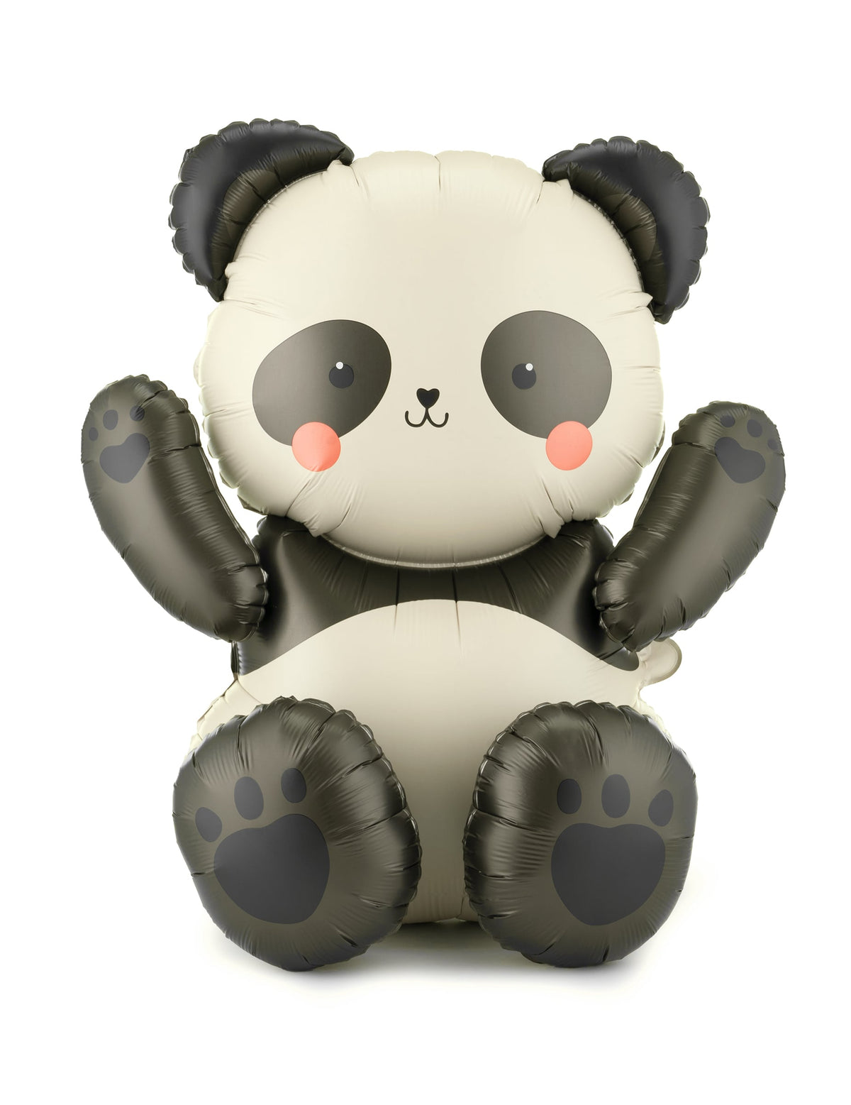 Ballon aluminium Panda pour fête noir et blanc