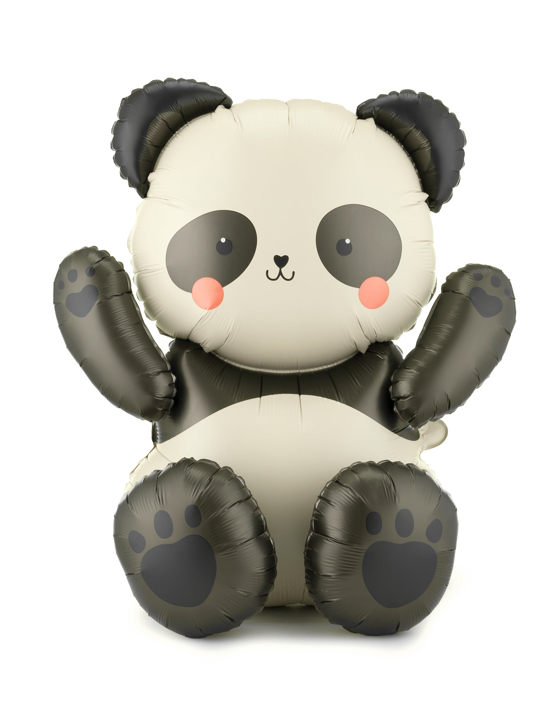Ballon aluminium Panda pour fête noir et blanc