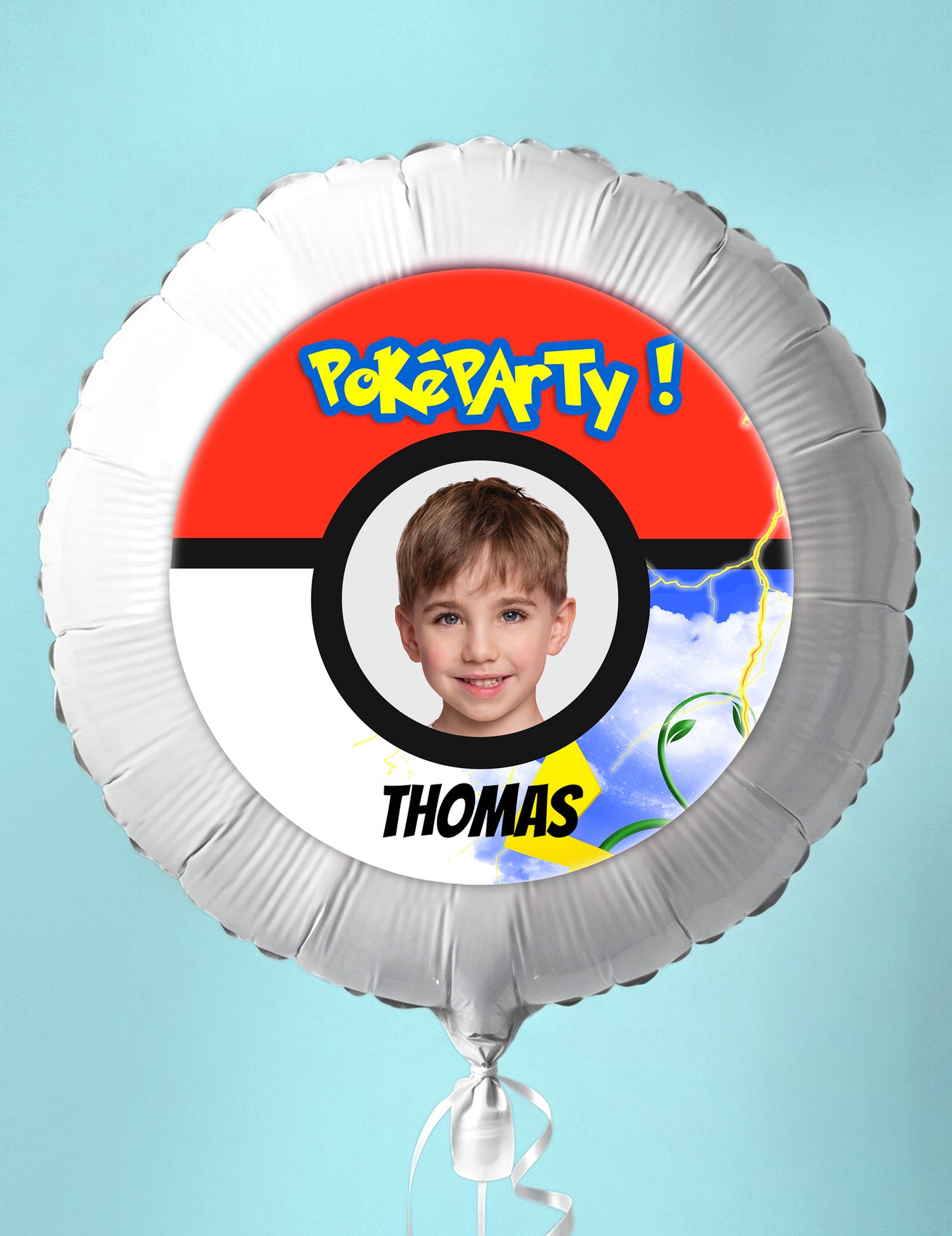 Přizpůsobitelný hliníkový balon Poké Ball 50 cm