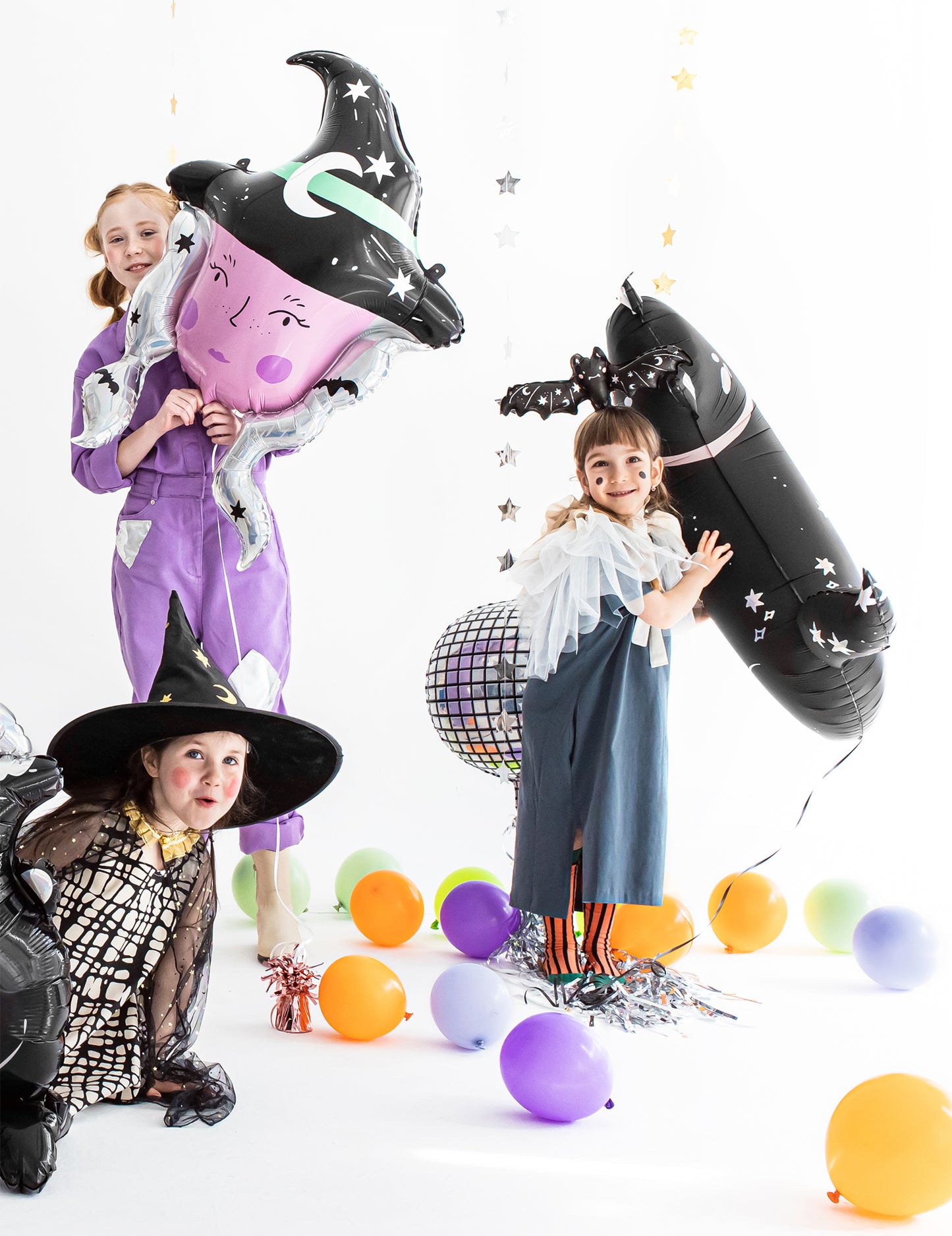 Malý fóliový balónek s motivem netopýra 40 x 13 cm