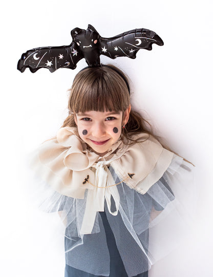 Malý fóliový balónek s motivem netopýra 40 x 13 cm