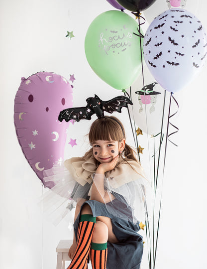 Malý fóliový balónek s motivem netopýra 40 x 13 cm