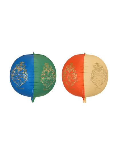 Ballon aluminium sphère Harry Potter™ Blason de Poudlard 50 cm