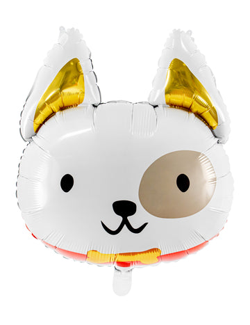 Hliníkový balónek s hlavou psa 56 x 65 cm k narozeninám