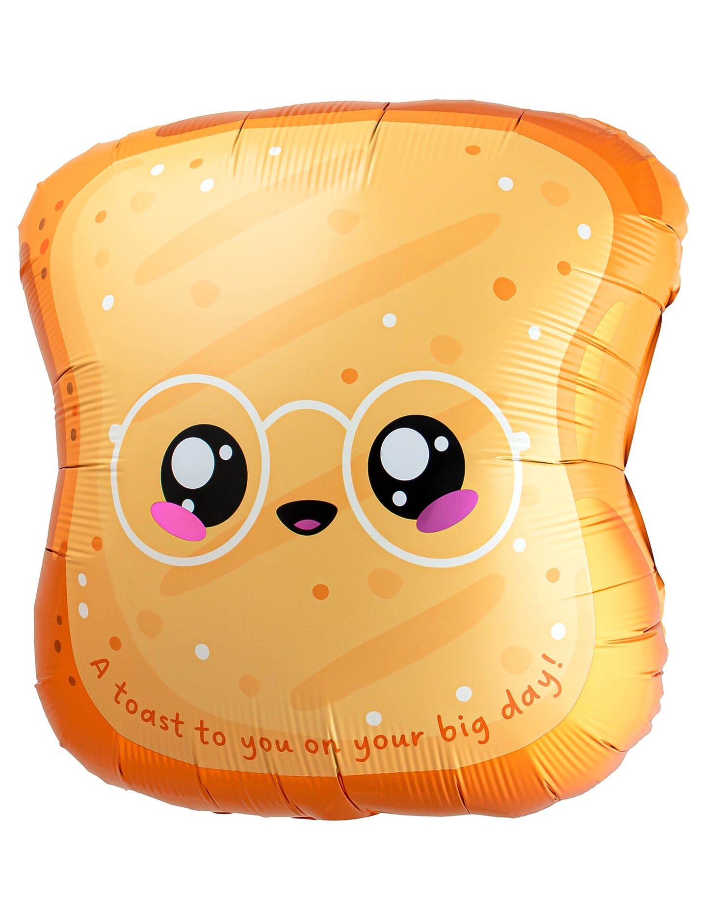 Hliníkový balónek Toast 60 x 60 cm
