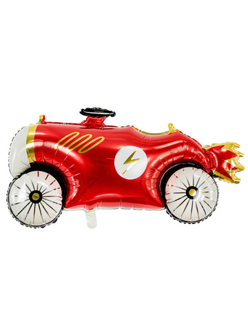 Fóliový balónek s červeným závodním autem 111 x 63 cm