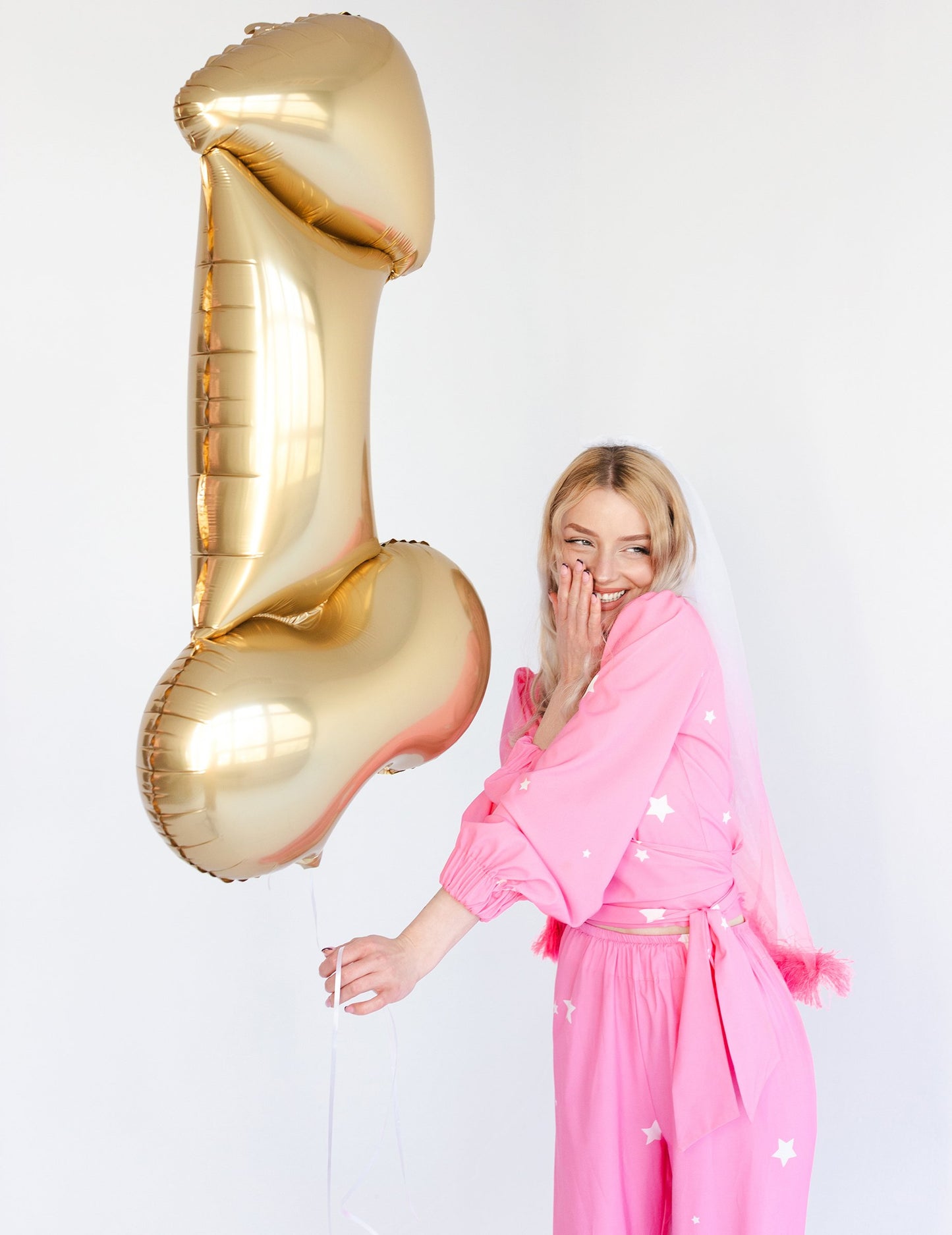 Hliníkový balón zlatého Zizi 88 cm
