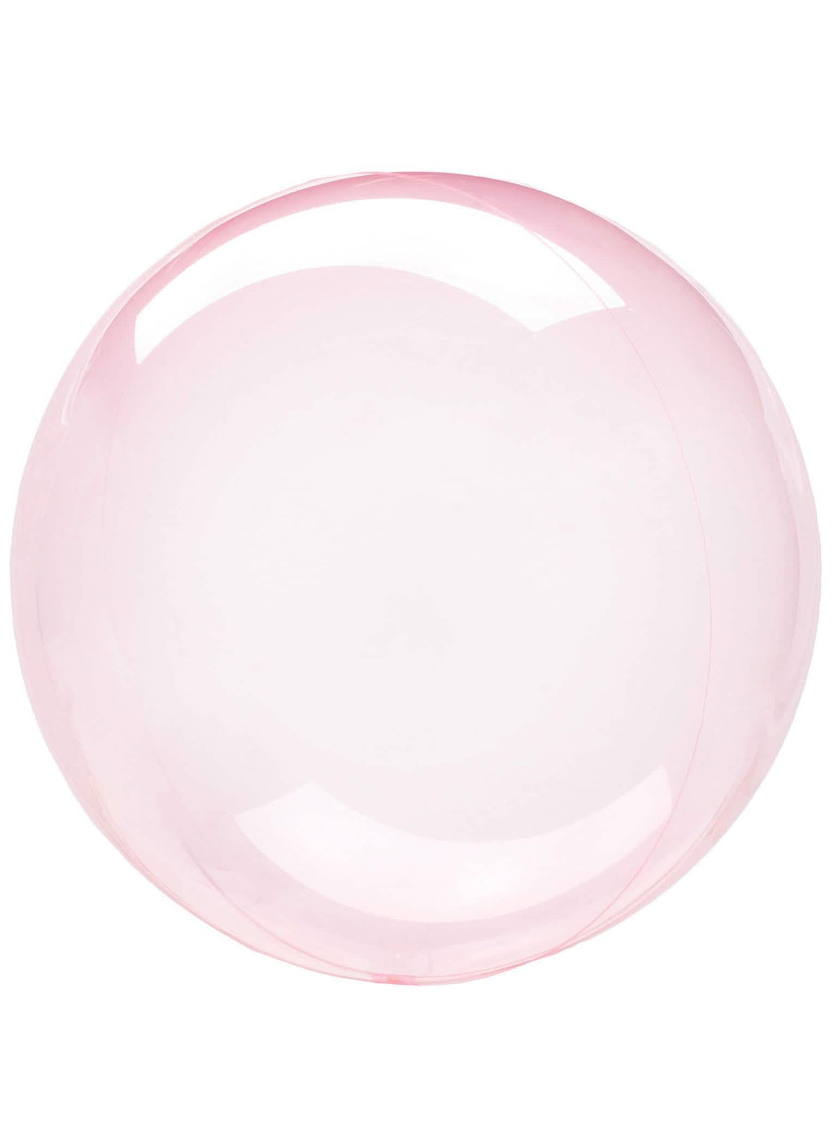 Ballon bulle cristal pour fête rose