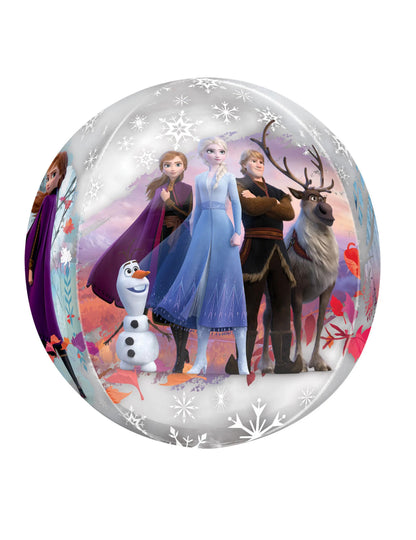 Ballon bulle transparent La Reine des Neiges 2 38 x 40 cm