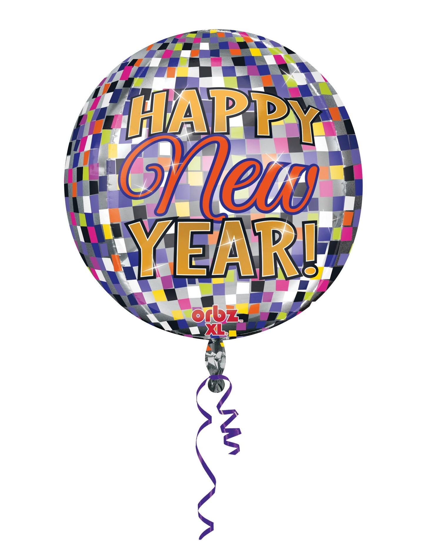 Silvestrovský fóliový balónek 38 cm