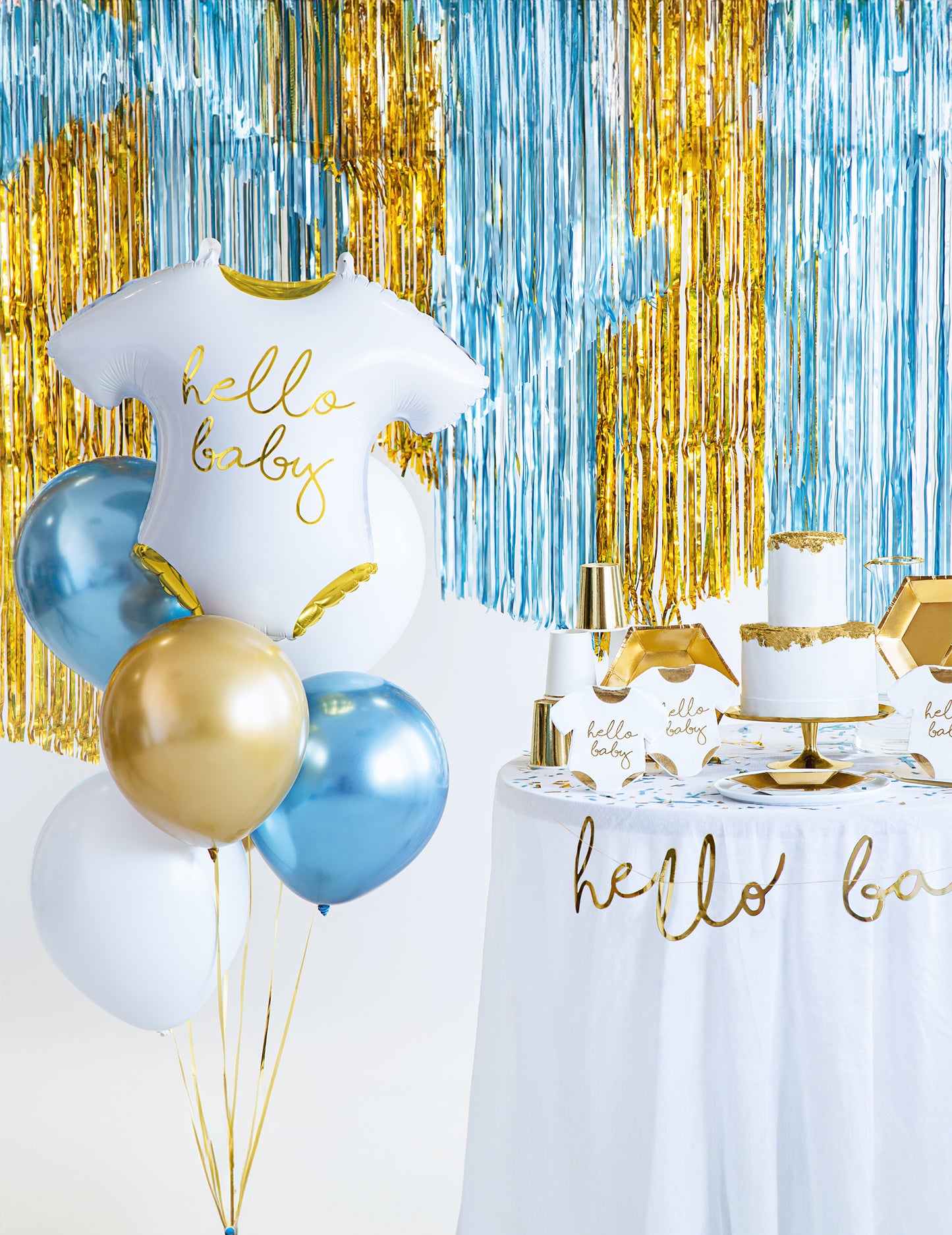 Fóliový balónek Hello baby 51 x 45 cm