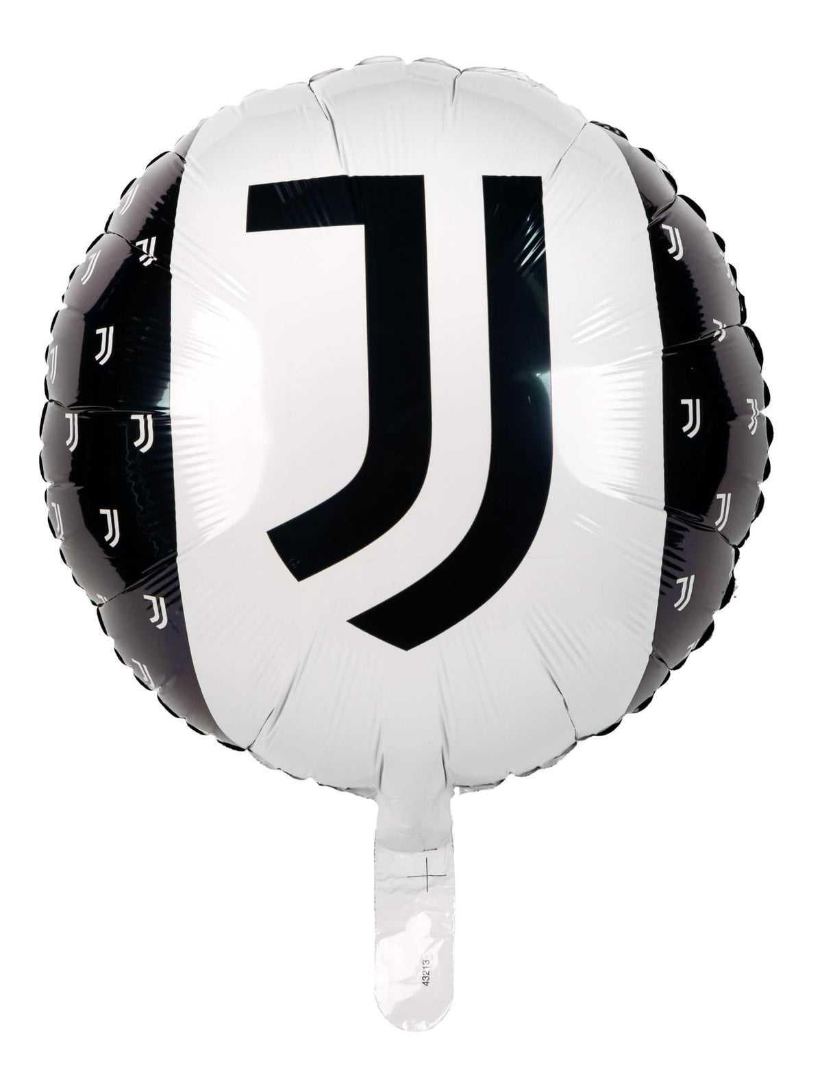 Hliníkový balón juventus™ černá a bílá