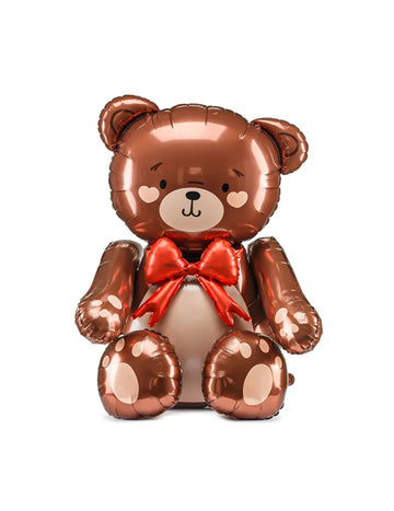Obří hliníkový balón Medvídek 75 x 84 cm 