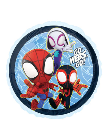 Ballon en aluminium Spidey et ses amis 45 cm