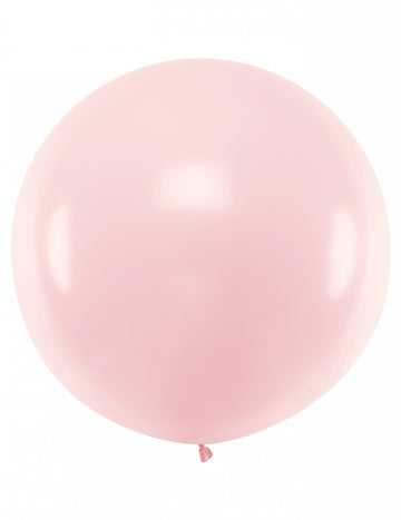 Obří světle růžový latexový balónek 60 cm