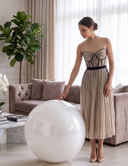 Obří balón bílá zrcadlová koule 60 cm