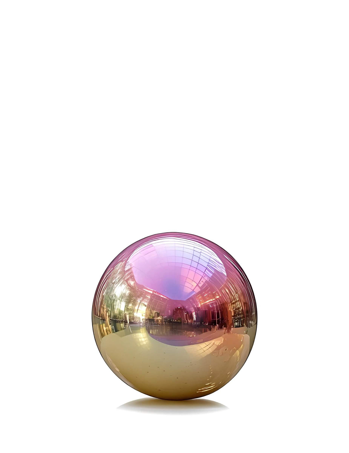 Obří iridiscentní zrcadlová koule balón 80 cm