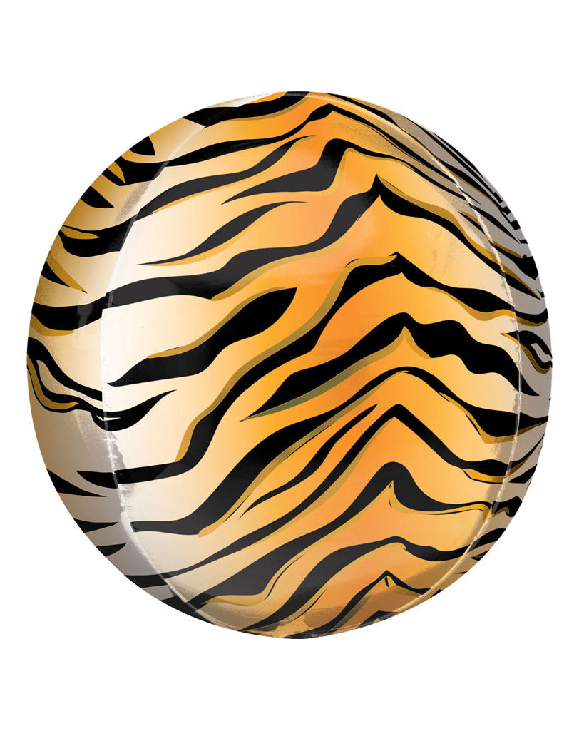 Balónek s tygřím vzorem 38 cm hliník