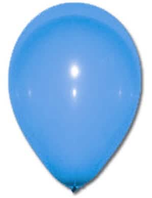 100 balónky de fête pour décoration modrá