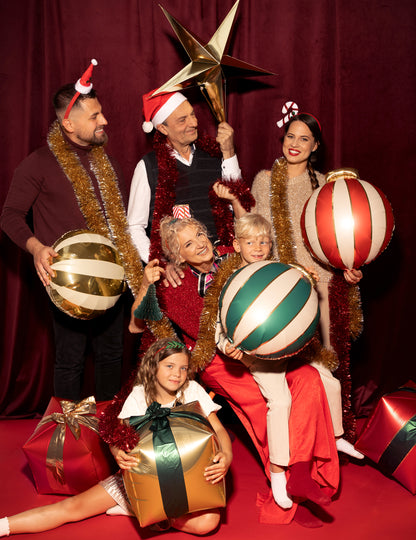 Fóliové balónky vánoční dárky 34 x 36 cm