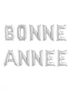 Ballons lettres Bonne Année argenté