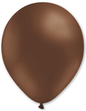 100 hnědých balónků 27 cm