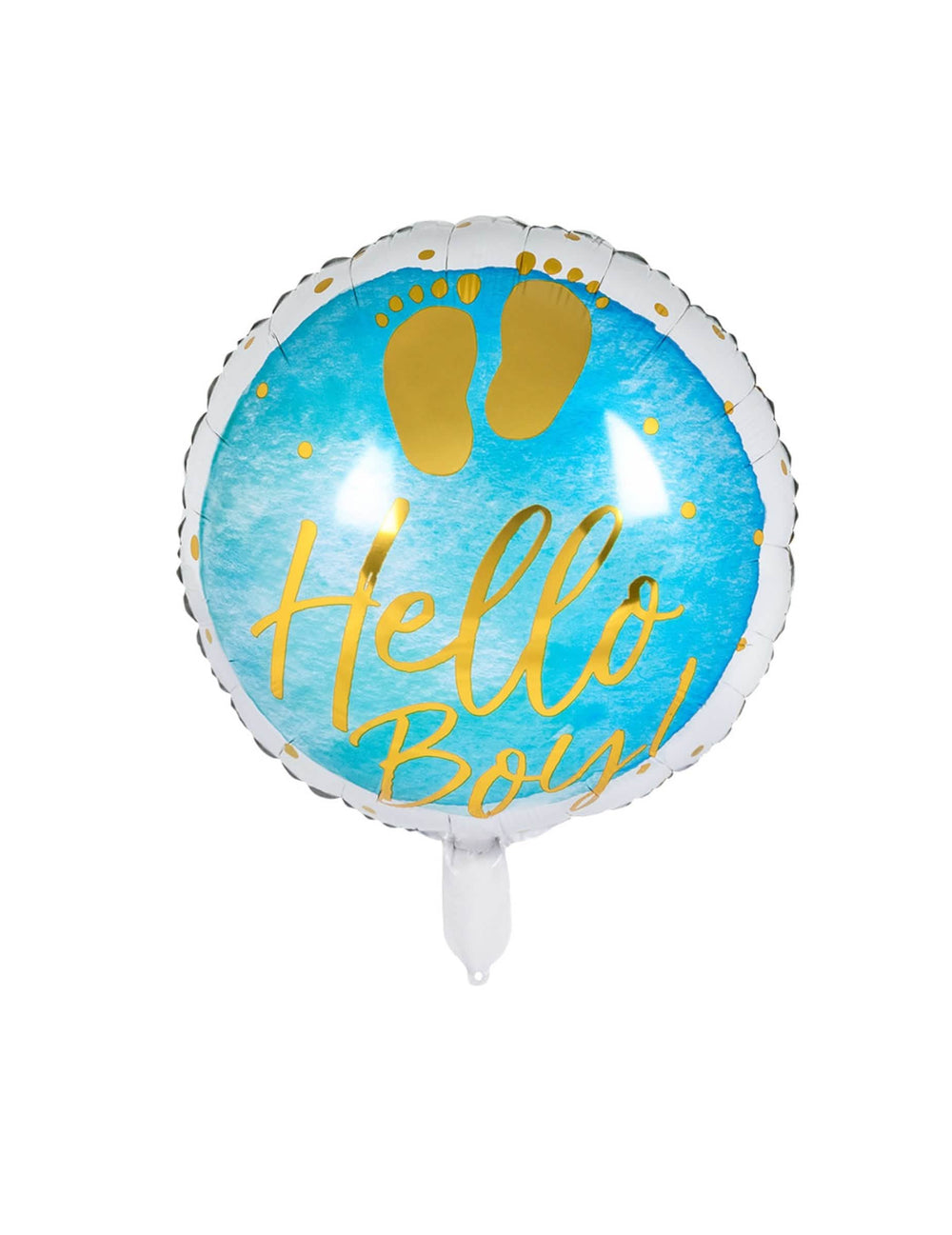 Zobrazení hliníkového balónku Hello Boy pro baby shower