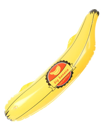 Banane gonflable pour adulte jaune