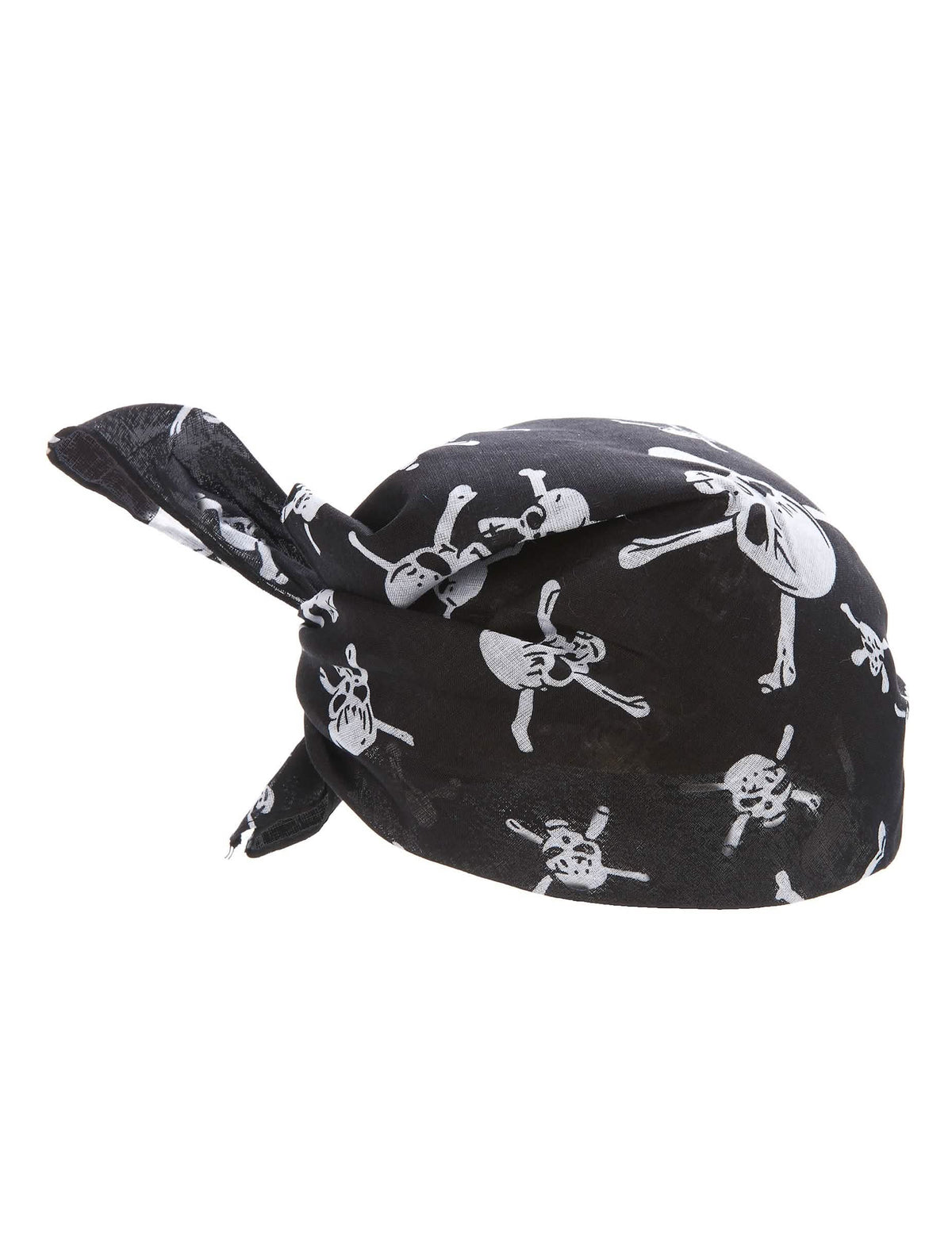 Bandana s lebkami pro dospělého černá a bílá