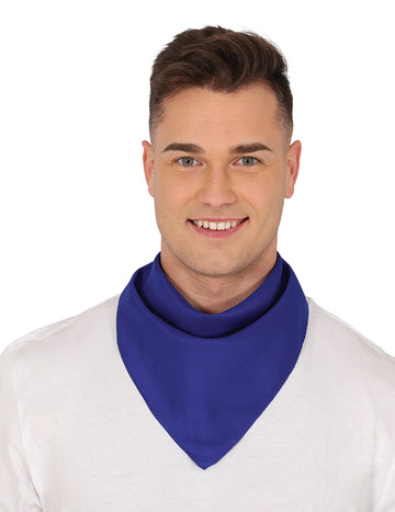 Jednobarevný tmavě modrý šátek