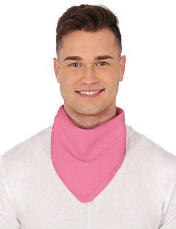 Jednobarevný růžový šátek