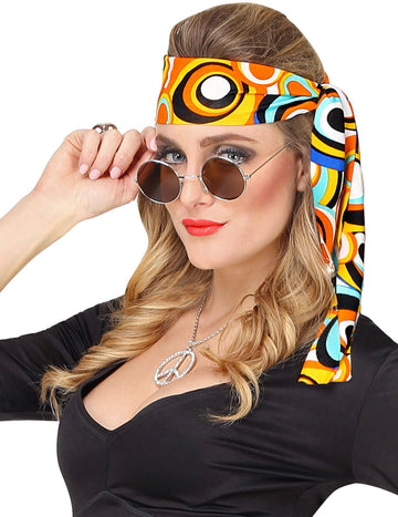 Čelenka pro dospělé s motivem bublin ze 70. let