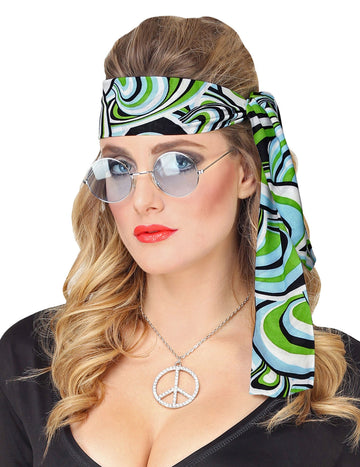 Čelenka pro dospělé s motivem vln 70. let