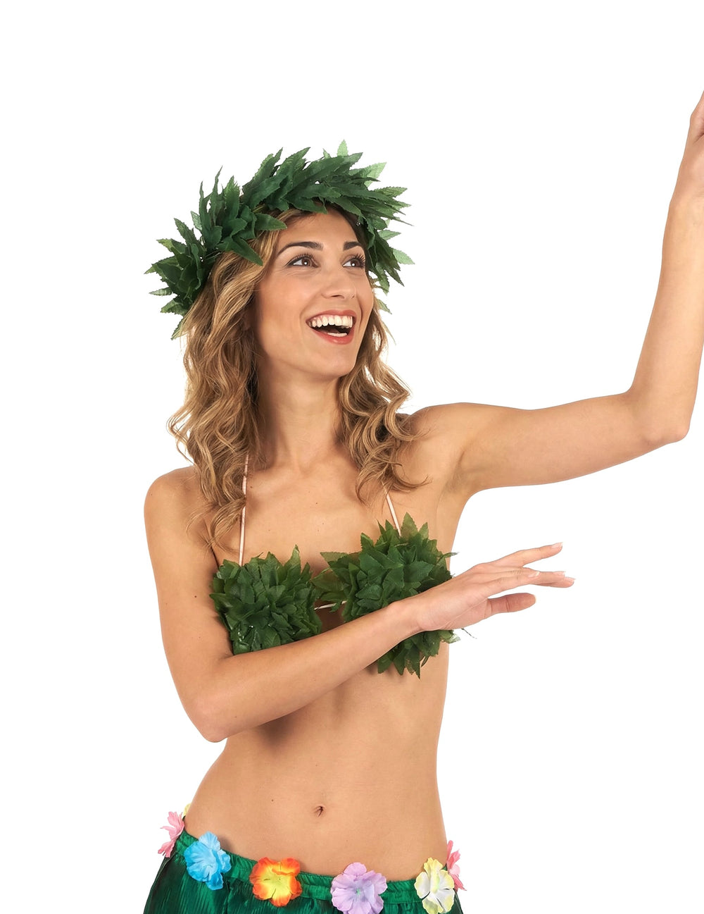 Vue portée du bandeau feuilles tropicales