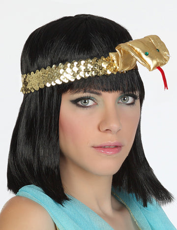 Egyptská čelenka s hadem