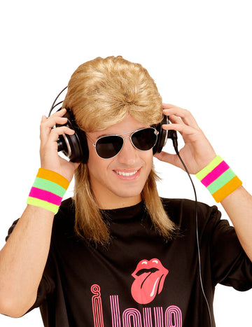 Fluorescenční vícebarevné čelenky pro dospělé