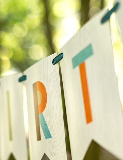 Všechno nejlepší k narozeninám lesní zvířátka kartonový banner 2,4m